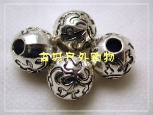 2010新款藏银刀坠吊饰-祈福珠