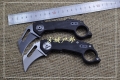 美国螳螂小型重折爪QTR-5，钛合金轴承结构框架锁5mm刀刃